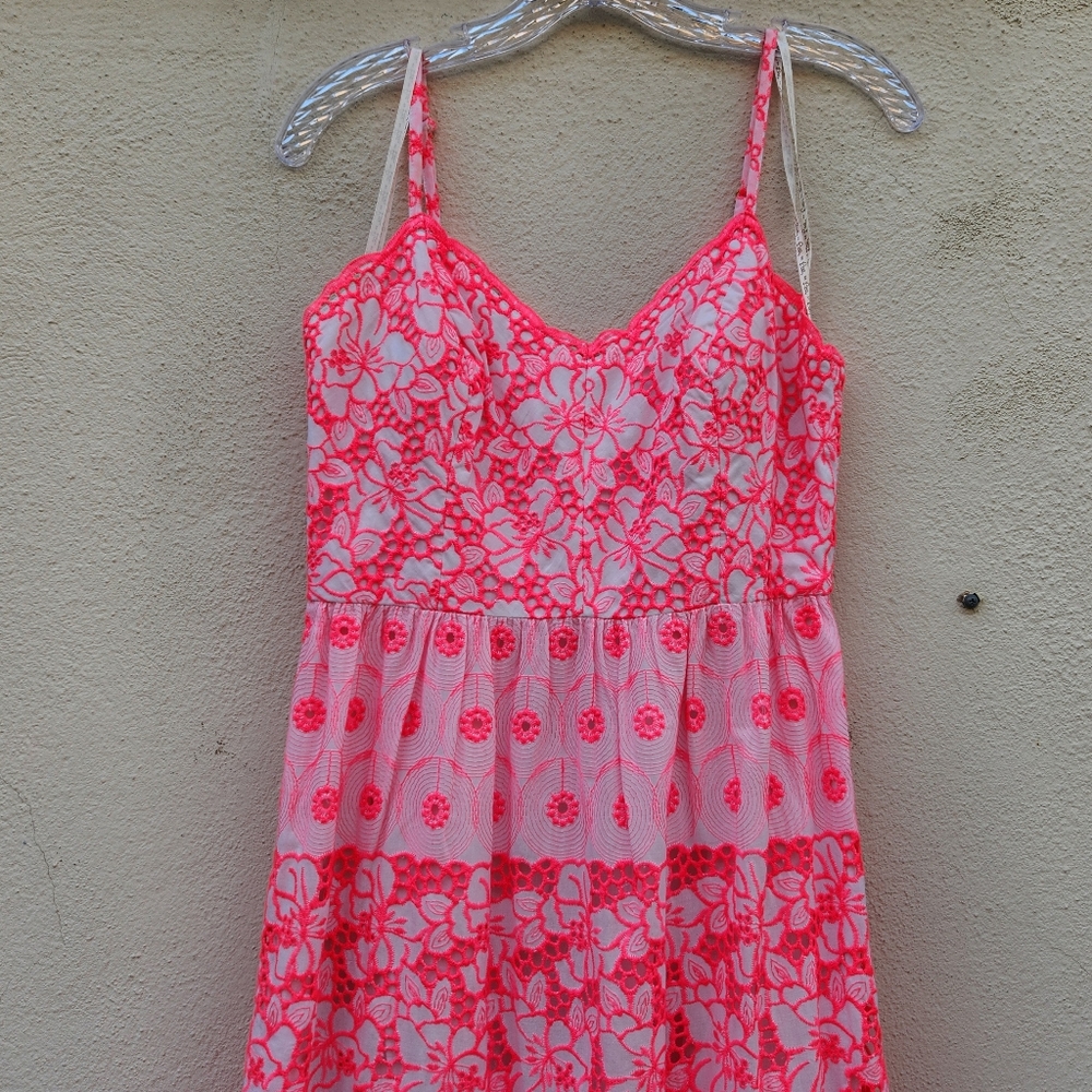 LILLY PULITZER Kyla Maxi Dress Garden Gate Eyelet - Picture 5 of 12